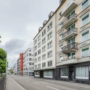 Daire Visionapartments Militaerstrasse - Contactless Check-in Zürih